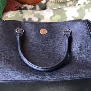 Anne Klein  multi compartment Black Handbag